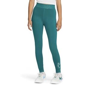 Nike Womens Plus 2X Bright Spruce Teal Stardust High Waisted FullLength Leggings